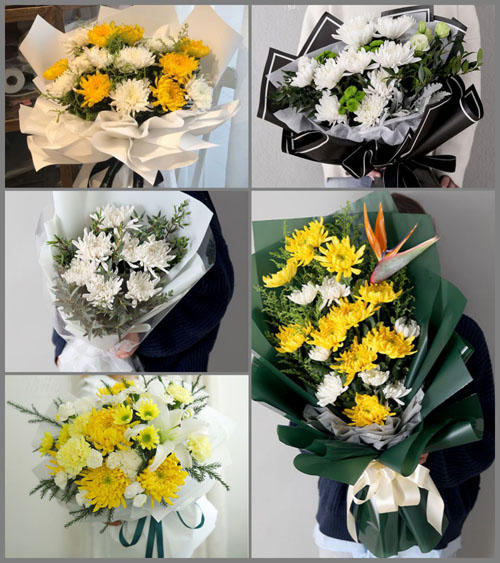 云南昆明禄劝县屏山街道白事花束代送